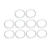 PRETYZOOM 10 pièces Lot de Boîtes Petri Verre Borosilicate Épaissi Transparentes pour Culture Cellulaire Usage Scolaire et Expérimentation Scientifique