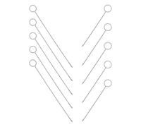 PRETYZOOM 10 pièces Lot de Crochets Retournement Boucle Acier Inoxydable avec Loquet Outil Crochet pour Sangles Tissu et Tubes Accessoires Couture DIY Longues Courtes