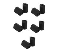 PRETYZOOM 10 Pièces Manche de buse de l'imprimante pièces d'accessoires d'imprimante 3d Chaussette de buse couvercle en silicone du bloc chauffant chaussette Noir