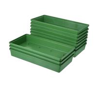 PRETYZOOM 10 Pièces Plateaux Plastique pour Arrangements Floraux Supports Stables et Réutilisables Bols pour Centres de Table Décoration de Mariages et Événements Fournitures