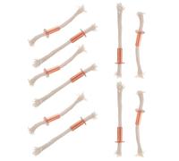 PRETYZOOM 10 Pièces Tube Porte Mèche de Rechange en Alliage Laiton pour | Compatibilité, Usage sous Chaleur, Lumière Plus Vive, Coton Fibre, Ateliers et Entretien Rituel