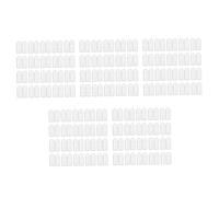 PRETYZOOM 100 Paires Coussinets de Nez Silicone Souple Antidérapants Inserts de Remplacement pour Lunettes avec Fixation Push-in Confort Longue Durée et Résistance Transpiration