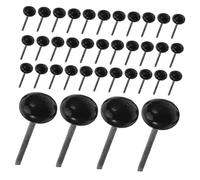 PRETYZOOM 100 Pièces Glass Safety Eyes for Crafts Realistic Handmade Doll Eyeballs for Plush Animals Needle Felting and Knitted Toys