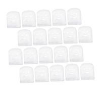 PRETYZOOM 100 pièces Masques Facial Gauze Pré-découpés pour Spa Visage Hydratants et Raffermissants Feuilles Usage Unique pour Soins Esthétiques Absorption des Crèmes et Traitements