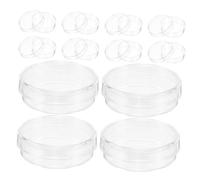 PRETYZOOM 100 pièces Transparent Petri Dishes Plastic Culture Plates For Laboratory Cell Growth Observation With Plastic Material For Microbiology Research