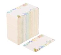 PRETYZOOM 100pièces Cartes Exposition pour Boucles Oreilles Papier Multicolores Format Étude pour Bijoux Étiquettes de Présentation pour Vente ou Collection