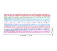 PRETYZOOM 1080 pièces Bandes de Papier Origami Étoiles Motifs Cœur DIY Création Artisanale Cadeau Famille et Amis Relaxation