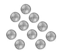 PRETYZOOM 10pcs Boutons Métalliques pour Vêtements en Métal, Faciles à Coudre Utiliser, Style Rétro Élégant, Adaptés pour Costumes et Chemises en Chiffon Lors de Mariages ou Affaires