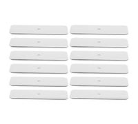 PRETYZOOM 12 Pièces Accessoire Magnétique pour Éclairage LED sous Meuble, Bande Auto-adhésive en Fer, Résistant Flexion, Cuisine et Mur