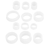 PRETYZOOM 12pièces Adaptateurs de Plastique pour Touret à Meuler Anneaux Réducteurs Résistants pour Accessoires de Tourets de Meule Polyvalents