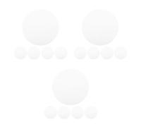 PRETYZOOM 15 Pièces Diffuseur de Lumière Rond en Acrylique pour Plafond | Panneau de Remplacement, Montage Pratique et Compatibilité Large, Lumière Douce et Uniforme pour Chambres et Repas