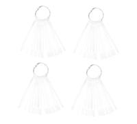 PRETYZOOM 150 pièces Nuancier Ongles Transparent Présentoir Vernis Couleur pour Manucure Nail Art Outils Pratique Palette Ongles Couleurs Contraste