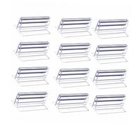 PRETYZOOM 16 pièces Supports pour Écrans de Protection Porte Étiquettes Multifonctions pour Lot pour Affichage et Catégorisation des Produits Adapté à Bureaux et Commerces