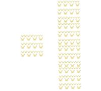 PRETYZOOM 180 Pcs Décoratif Wall Sticker Lumière Maison Décorations Pour La Maison Pépinière Stickers Métal Décor DIY Stickers Muraux Gâteau Décoration 3D Mur Mur