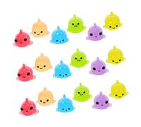 PRETYZOOM 18pièces Mini Figurines Poissons Résine Décorations Aquarium Lumineux Accessoires Animaux pour Micro-paysages Et Décoration Intérieure