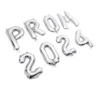 PRETYZOOM 1ensemble Ballons De Fête De Graduation Décoratif Argenté Pour Célébrations Accessoires De Fête Graduée Ballons Résistants Et Faciles à Utiliser