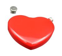 PRETYZOOM 1pièce Flasque Inoxydable Forme De Cœur Mini Gourde Pour Activités Extérieures Pique- Camping Et Randonnée