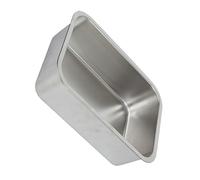 PRETYZOOM 1pièce Plateau De Rangement Alimentaire Acier Inoxydable Plat De Grill Pour Cuisine Et Buffet Résistant Aux Flamme Et Induction Facile à Nettoyer
