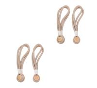 PRETYZOOM 2 Ensembles Cordon De Rideau Embrasse pour Rideau Retenue De Rideau Magnétique Cantonnière Rideaux Embrases Rideaux Voilage Couvercle Anti Eclaboussure Arbre De Lotus 2 Pièces * 2