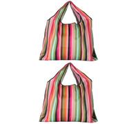 PRETYZOOM 2 Ensembles De Supermarché De Rangement Épicerie Fourre-Tout Pochette De Rangement Sacoche Rangement Tripack De Rangement Pochettes Oxford 2 Pièces * 2