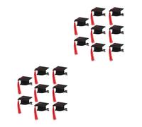 PRETYZOOM 2 Ensembles Décoration De Remise Des Diplômes Casquettes De Trancheuse En Épingle À Cheveux Accessoires De Cheveux De Fête Des Diplômés Décorations Fou Tissu Non Tissé 8 Pièces * 2