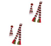 PRETYZOOM 2 Ensembles Ensemble De Bouteilles De Vin À Vin Robe De Bouteille De Couvercle De De Protecteur De De Rouge 2 Pièces * 2