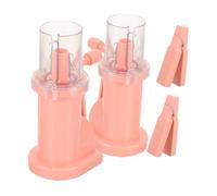 PRETYZOOM 2 ensembles Machine à Tricoter Manuelle Mini Portable pour Bracelets et Colliers Outil de Tissage à Manivelle Simple Utilisation Création Ornements Décoratifs Tricotin à Bobine