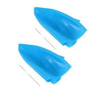 PRETYZOOM 2 ensembles Silicone Hair Coloring Caps Set Hairdressing Highlighting Hats With Small Holes For Precise Dyeing Practical And Reusable Bonnet For Home And Salon Use