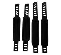 PRETYZOOM 2 Paires Sangles de Pédales Vélo Appartement Réglables Antidérapantes pour Vélo Exercice Accessoires Fitness pour Entraînement Maison ou Gym