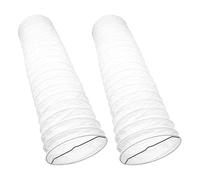 PRETYZOOM 2 Pièces Abat-jour Facile à Installer et Nettoyer, Design Simple et Élégant Blanc en Papier pour Lampadaire sur Pied pour Chambres et Maisons D’hôtes