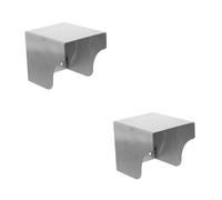 PRETYZOOM 2 Pièces Boîtier Étanche pour Prise Extérieure Acier Inoxydable Protection Pluie pour Station de Charge et Interrupteur Mural Boîte Électrique Résistante Aux Intempéries pour Usage