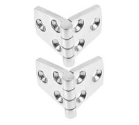 PRETYZOOM 2 pièces Charnières Acier Inoxydable Grade pour Bateau et de Loisirs Hinge pour Porte Cabinet avec Finition et Design Élégant