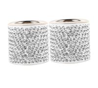 PRETYZOOM 2 Pièces Collier D'appui-tête De Voiture Anneau De Remplacement Collier D'appui-tête pour Décorations D'anneau D'appui-tête De Voiture Strass Colliers D'appui-tête De Siège De