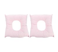 PRETYZOOM 2 Pièces Couver-lit De Massage Pour Salon De Beauté Appui-tête Du Lit De Massage Face Vers Le Bas Oreiller De Voyage Doux Pink