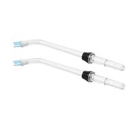 PRETYZOOM 2 Pièces Embouts de Rechange pour Hydropulseur Oral Noir en Acrylique Portable, Élimination Avancée Plaque pour Appareil Dentaire et Irrigateur Buccal à Domicile
