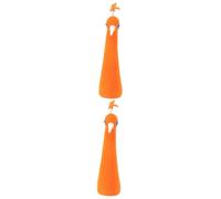 PRETYZOOM 2 Pièces Figurine de Paon Orange Décorative pour Bureau Mariage et Fête Accessoire Durable et Fait Main pour Ambiance Romantique