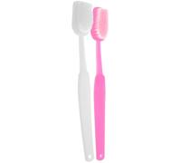 PRETYZOOM 2 Pièces Grosse Brosse à Dents, Accessoire Photo | Flocking et Abs, Look Original et Décalé, pour Costumes, Enseignants, Cosplay, Arrière-plans