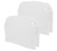 PRETYZOOM 2 Pièces Housse de Fauteuil de Salon en PVC Transparent 20x16 X 5 | Protection Stable et Nettoyage Facile, pour Salons et Fauteuils de Barbier, Texture Lisse