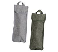 PRETYZOOM 2 pièces Housse de Rangement pour Piquets de Tente Étanche et Portable Lot de Pochette de Stockage Résistante Oxford pour Camping Randonnée Bivouac pour Piquets et Outils