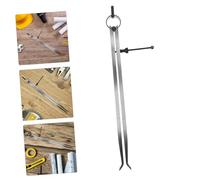 PRETYZOOM 2 Pièces Intérieur Métallique à Jambes Plates Compas à Ressort Ergonomique pour Mesures Précises sur Surfaces Irrégulières Jauge Épaisseur Robuste pour Tôles et Industriels