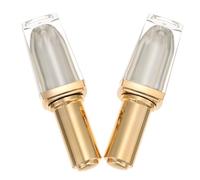 PRETYZOOM 2 pièces Lot de Flacons Vides pour à Ongles Acrylique avec Brosse et Couvercle Étanche Rechargeables et Anti-fuite Bouteilles Échantillons Pratiques pour DIY Couleur Aléatoire