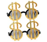 PRETYZOOM 2 Pièces lunettes de fête des lunettes de lunettes de nouveauté lunettes de poker verrines plastiques lunette mariage cotillons lunettes de style unique lunettes de farce