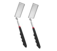 PRETYZOOM 2 Pièces Miroir Inspection Extensible Miroir Mécanique Rotatif à Outil Réglable Rectangle pour Réparation Automobile et Inspection Polyvalente