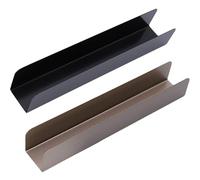 PRETYZOOM 2 Pièces Moules à Biscuits Rectangulaires, Moule à Pâtisserie Antiadhésif en Acier Inoxydable, Idéal pour Cookies, Fromages, Fruits, DIY, 24.6 x 4.1 cm