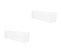 PRETYZOOM 2 Pièces Organisateur Mural Transparent pour sous Vêtements Rangement Installation Facile Placard Autres