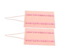 PRETYZOOM 2 Pièces Organisateur Suspendu Pliable Feutre Support Mural pour Baguettes de Percussion et Présentoir Ceinture Karaté Taekwondo Rangement Robuste et Polyvalent pour Équipement