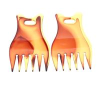 PRETYZOOM 2 pièces Peigne Coiffage Homme Salon Peigne Large Professionnel pour Coiffure Huile Léger et Barbier et Usage Personnel