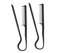 PRETYZOOM 2 pièces Peigne Lissant Lot Forme V pour Coiffure Professionnelle Aide Redressement et Coiffage Rapide Contrôle pour Salon et Usage Personnel