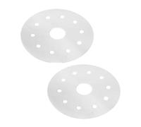 PRETYZOOM 2 Pièces Plaque de Conduction Thermique Inox Lot de Diffuseurs Chaleur Résistants Haute Température Adaptateurs Cuisson pour Casseroles et Poêles Plaques Induction et Gaz