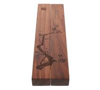 PRETYZOOM 2 pièces Presse-papiers en Bois foncé pour Calligraphie Chinoise décor de Bureau et Art Moderne Accessoires pour Apprentissage et Peinture Cadeau culturel pour Amis étrangers